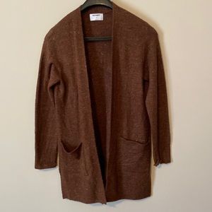 Old Navy cardigan, size medium. Brown heather.